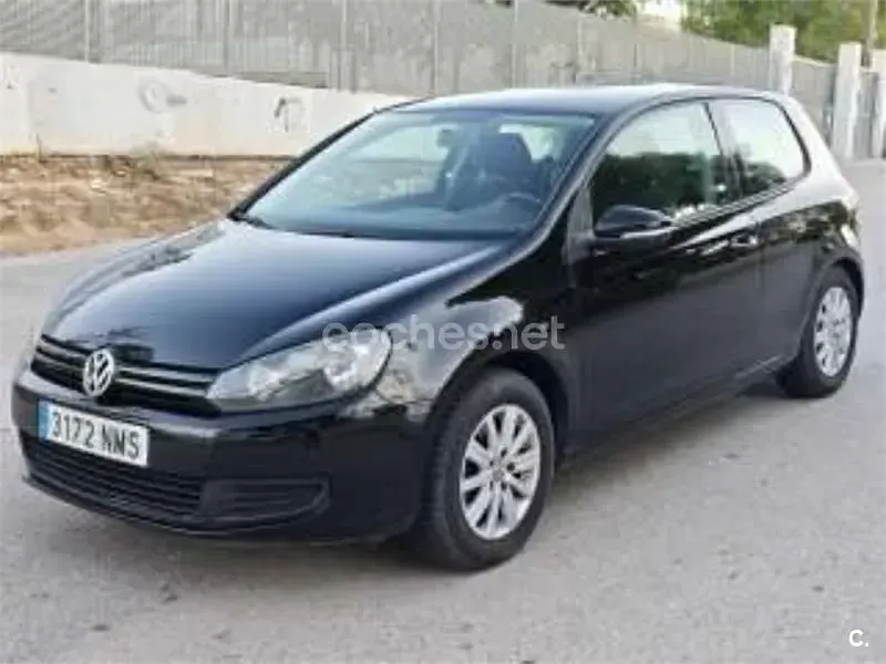 Usado VW Golf VI Advance 80 CV (58 kW) 2011 Negro Utilitario