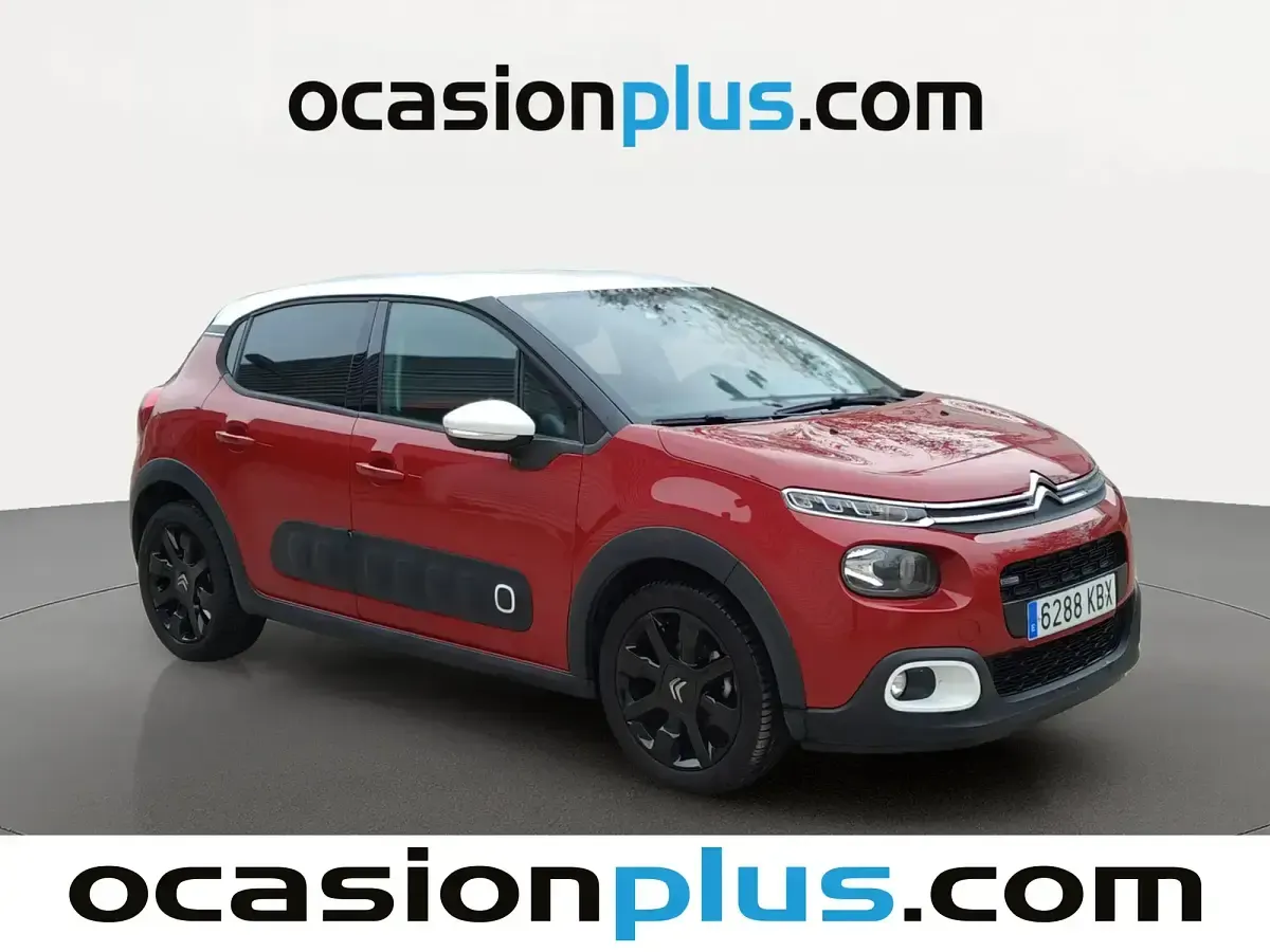 Usado Citroën C3 PureTech 110 CV (80 kW) 2017 Rojo