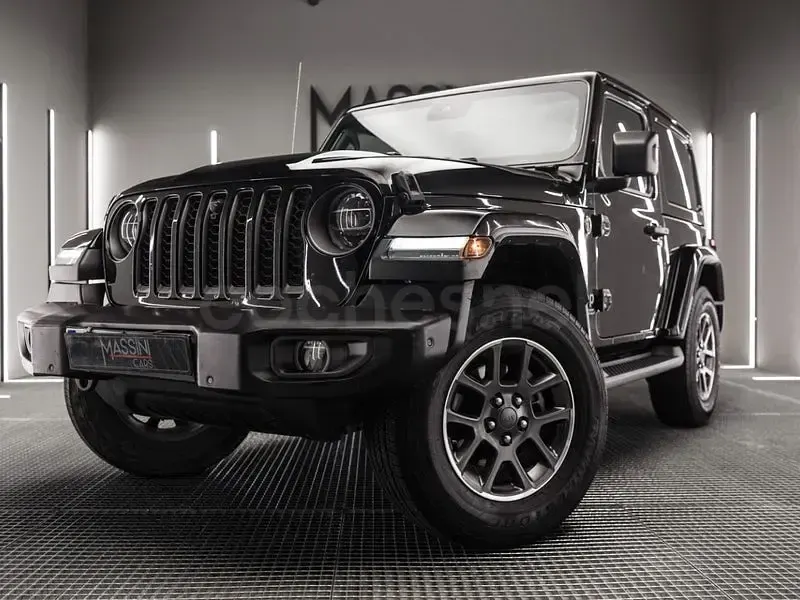 Usado Jeep Wrangler Sahara 270 CV (198 kW) 2021 Negro SUV
