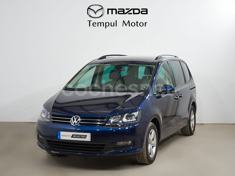 Azul Usado 2015 VW Sharan Advance Monovolumen | 19.780 € (Un poco caro) - Imagen 1/4