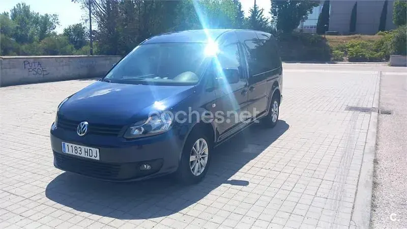 Usado VW Caddy Trendline 102 CV (75 kW) 2011 Azul Monovolumen