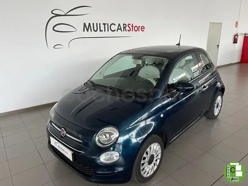 Usado Fiat 500 Lounge 69 CV (50 kW) 2019 Azul Berlina