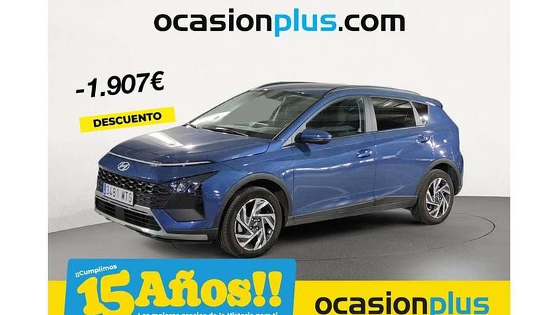 Azul Usado 2024 Hyundai Bayon SUV | 19.073 € (Caro) - Imagen 1/4