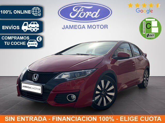 Rojo Usado 2016 Honda Civic Elegance Berlina | 14.490 € (Buen precio) - Imagen 1/4