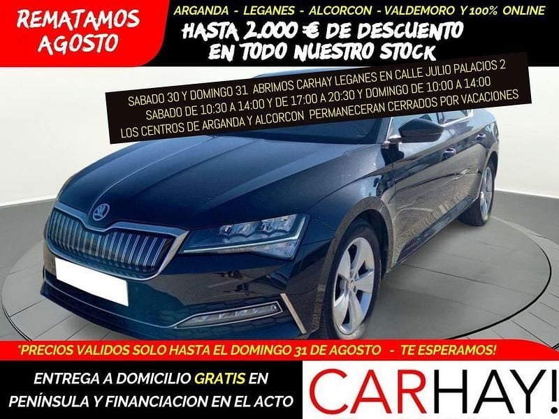Negro Usado 2021 Skoda Superb Ambition Berlina | 20.990 € (Precio justo) - Imagen 1/4