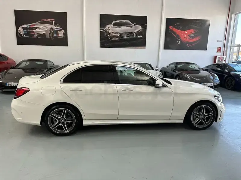 Usado Mercedes C200 160 CV (117 kW) 2020 Blanco Berlina