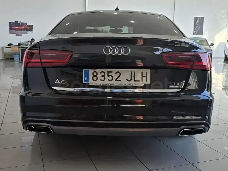 Usado Audi A6 190 CV (139 kW) 2016 Negro Berlina