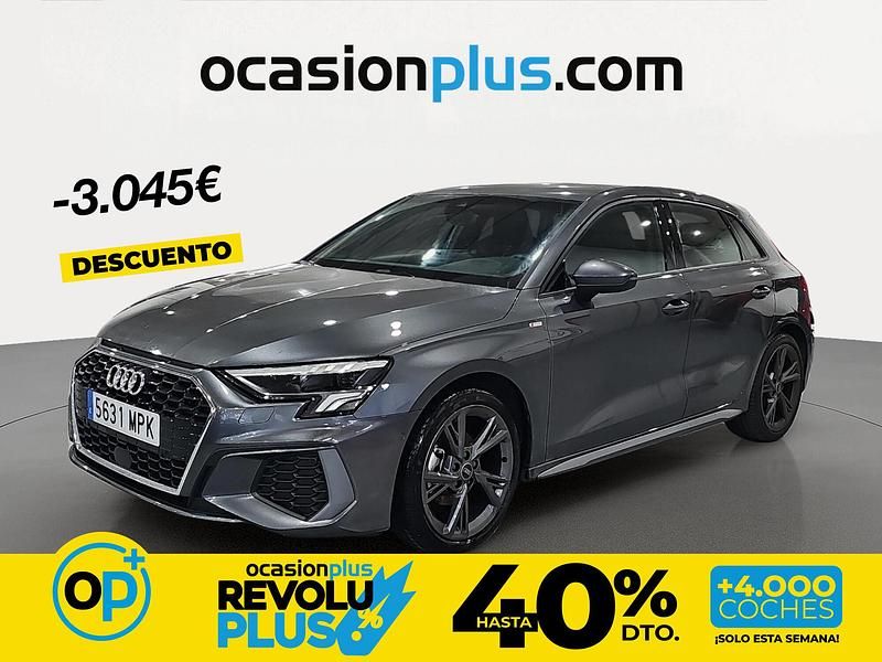 Usado Audi A3 S-Line 150 CV (110 kW) 2024 Gris