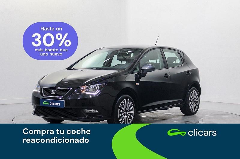 Usado Seat Ibiza Style 75 CV (55 kW) 2016 Negro Berlina