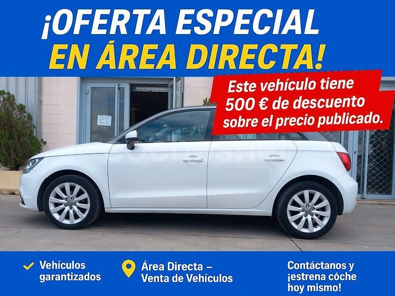 Blanco Usado 2013 Audi A1 Sportback Attraction Utilitario | 12.990 € (Precio justo) - Imagen 1/4
