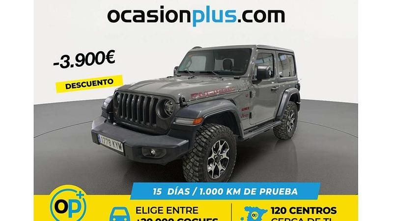 Usado Jeep Wrangler Rubicon 200 CV (147 kW) 2019 Gris SUV