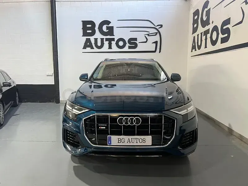 Usado Audi Q8 286 CV (210 kW) 2019 Azul SUV