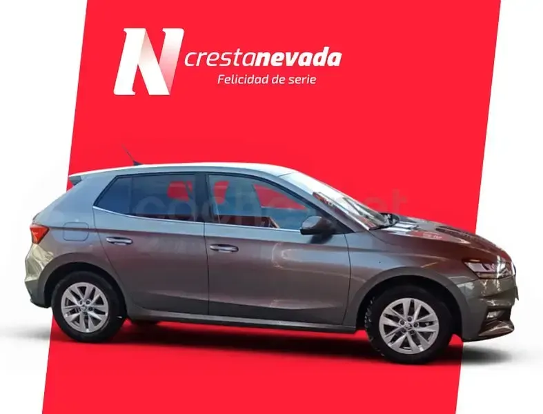 Usado Skoda Fabia Selection 80 CV (58 kW) 2024 Gris / plata Utilitario