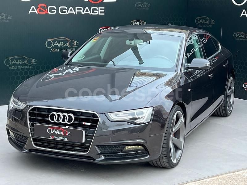 Usado Audi A5 Sportback S-Line 204 CV (150 kW) 2013 Gris / plata Utilitario