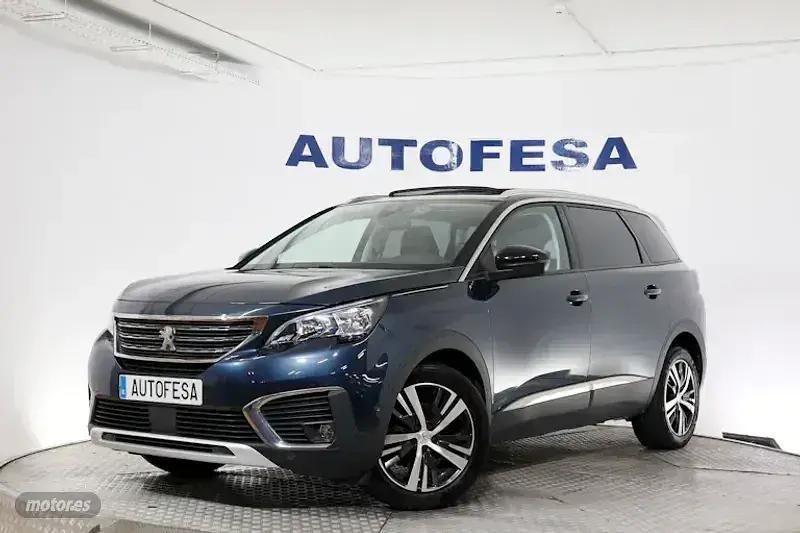 Azul Usado 2019 Peugeot 5008 Allure Monovolumen | 17.950 € (Precio justo) - Imagen 1/4