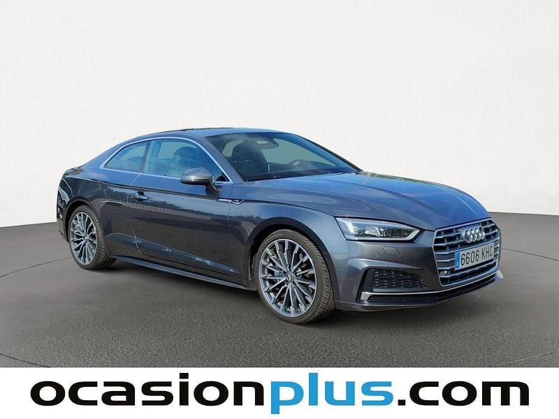 Usado Audi A5 S-Line 190 CV (139 kW) 2018 Gris Coupe