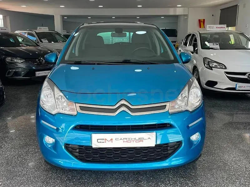 Usado Citroën C3 Exclusive 99 CV (72 kW) 2016 Azul Berlina