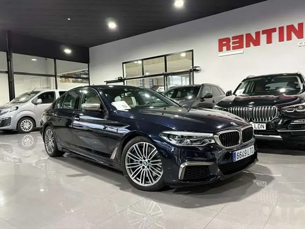 Usado BMW M550 462 CV (339 kW) 2017 Azul Berlina