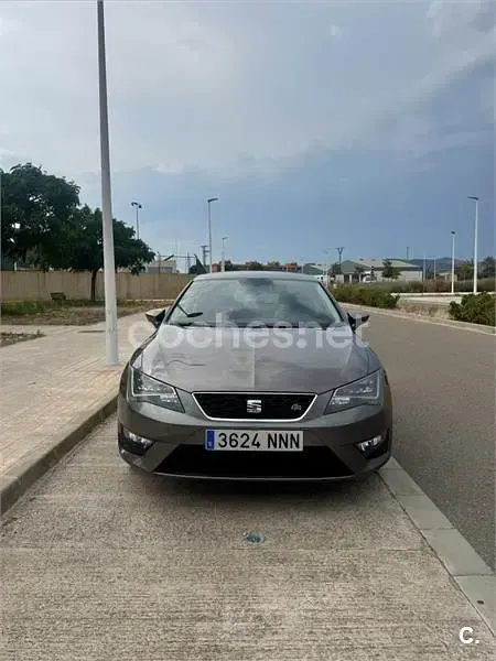 Usado Seat Leon SC FR 122 CV (89 kW) 2014 Gris / plata Utilitario