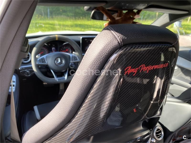 Usado Mercedes C63S AMG 510 CV (375 kW) 2017 Blanco Berlina