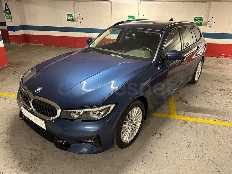 Usado BMW 320e Shadowline 190 CV (139 kW) 2021 Azul Familiar