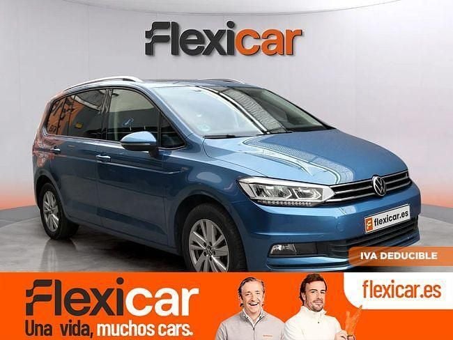 Azul Usado 2021 VW Touran Advance Monovolumen | 25.990 € (Precio justo) - Imagen 1/4