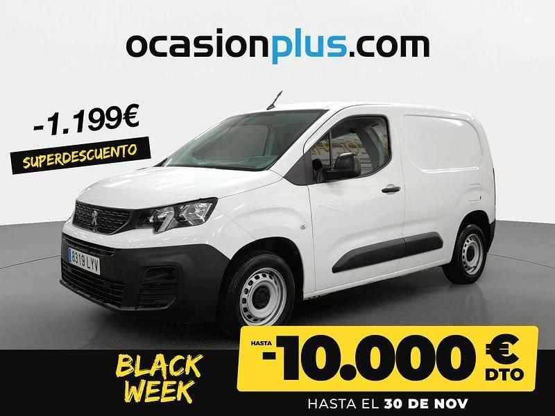 Blanco Usado 2022 Peugeot Partner S Van | 13.190 € (Precio justo) - Imagen 1/4