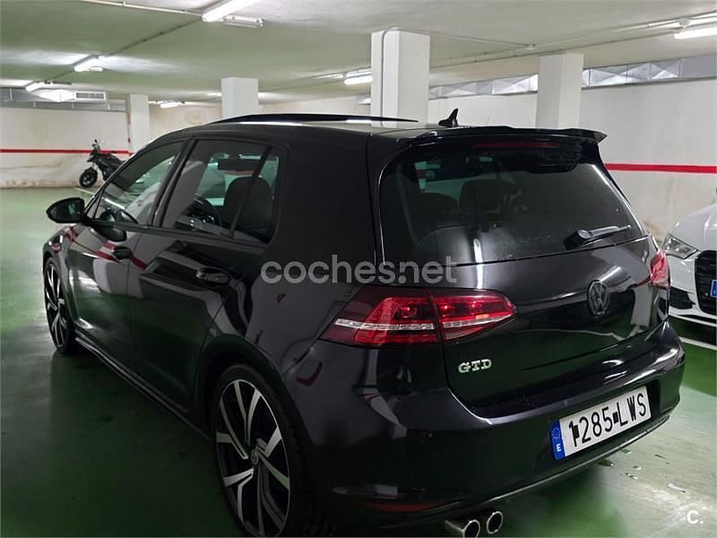 Usado VW Golf VII GTD 184 CV (135 kW) 2014 Negro Berlina