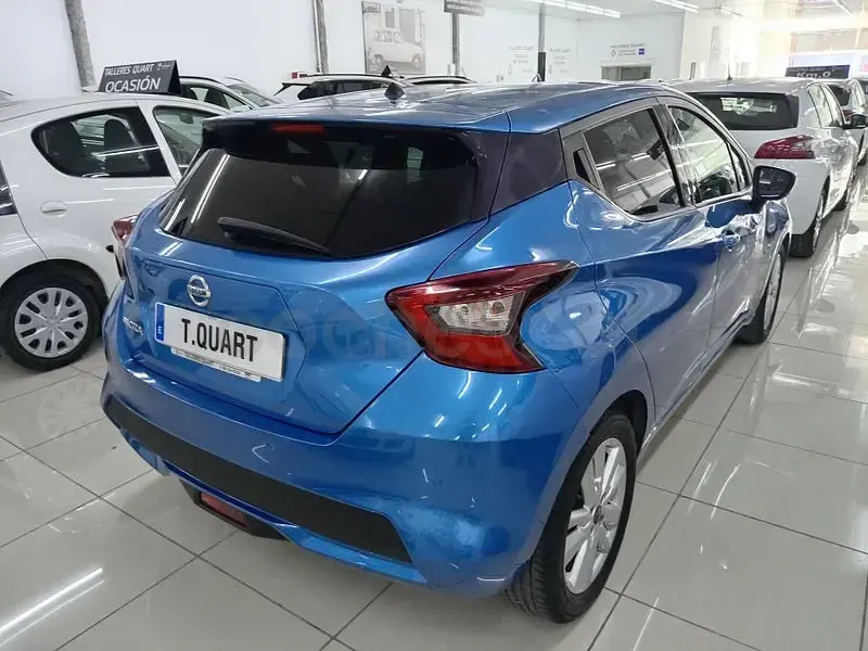 Usado Nissan Micra N-Connecta 100 CV (73 kW) 2019 Azul Utilitario