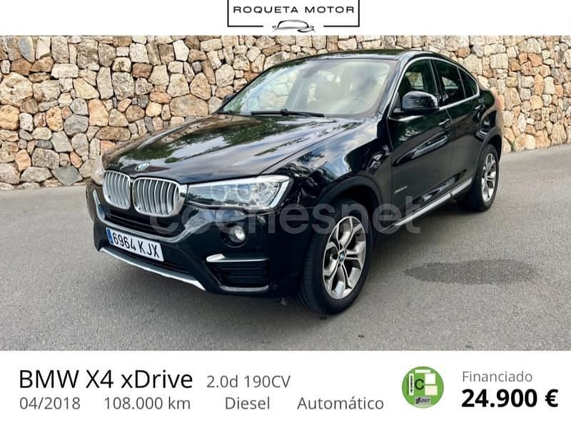 Negro Usado 2018 BMW X4 Comfort Edition SUV | 26.900 € (Super precio) - Imagen 1/4