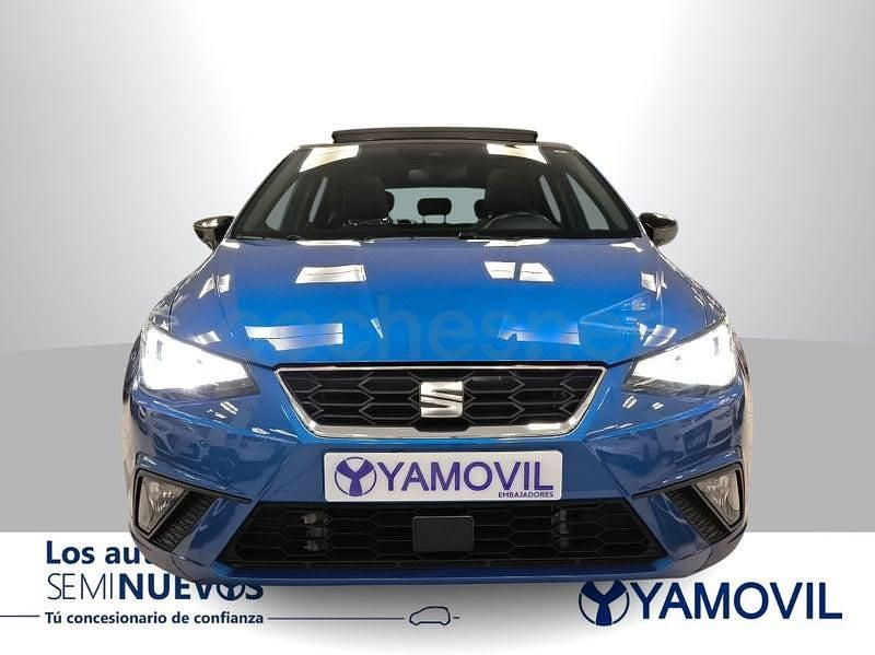 Usado Seat Ibiza FR 110 CV (80 kW) 2022 Azul Berlina