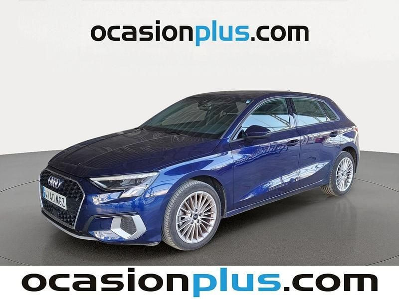 Azul Usado 2023 Audi A3 Sportback Advanced Plus Utilitario | 23.628 € (Buen precio) - Imagen 1/4