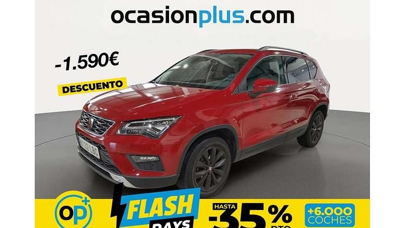 Usado Seat Ateca Style 150 CV (110 kW) 2019 Rojo SUV