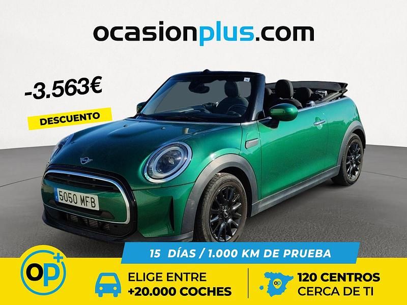 Verde Usado 2023 Mini Cooper Cabriolet Descapotable | 24.790 € (Precio justo) - Imagen 1/4