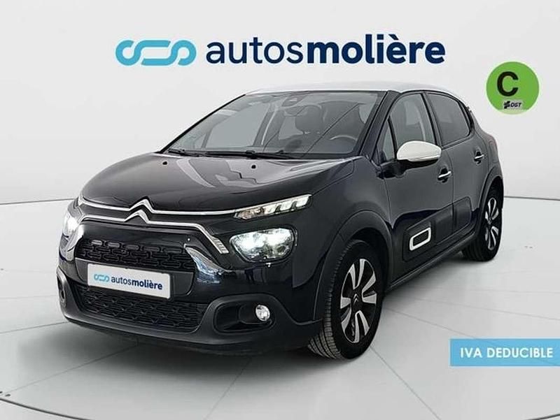 Negro Usado 2023 Citroën C3 PureTech Utilitario | 9900 € (Precio justo) - Imagen 1/4