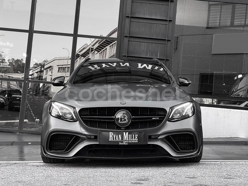 Usado Mercedes E63S AMG 612 CV (450 kW) 2017 Gris / plata Familiar
