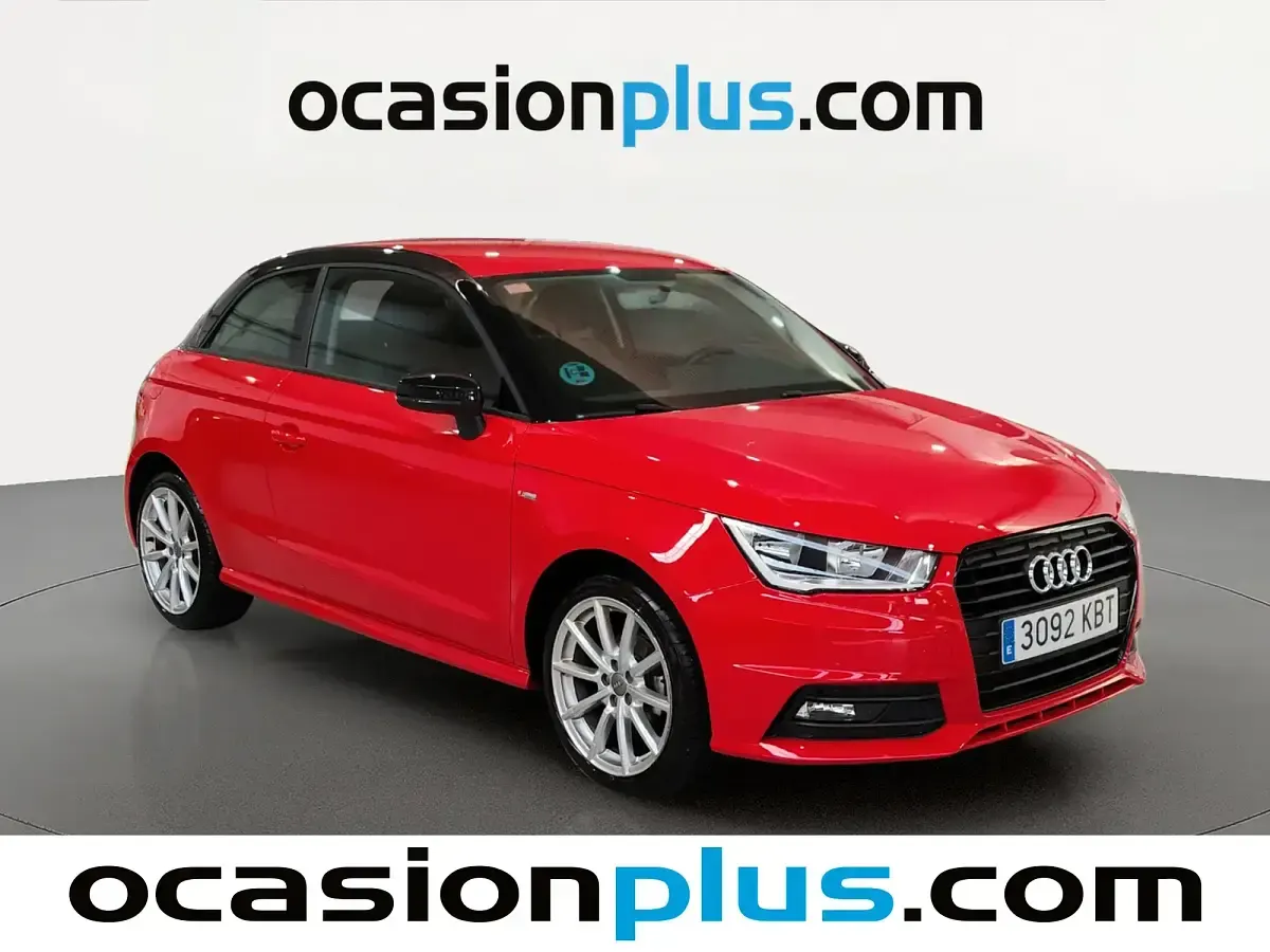 Usado Audi A1 95 CV (69 kW) 2017 Rojo Utilitario