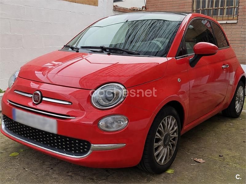 Usado Fiat 500 Lounge 69 CV (50 kW) 2018 Rojo Berlina