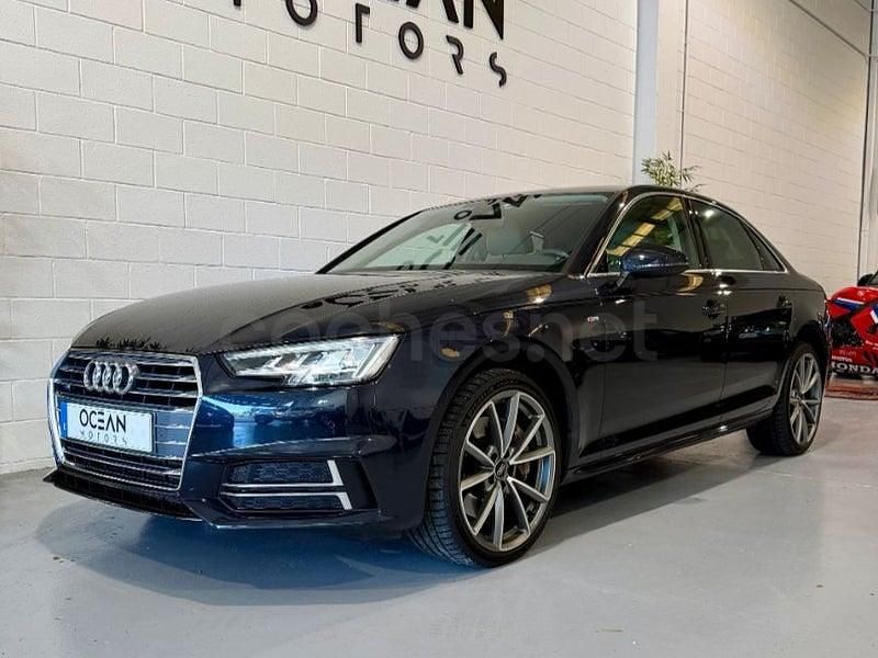 Usado Audi A4 S-Line 272 CV (200 kW) 2017 Azul Berlina