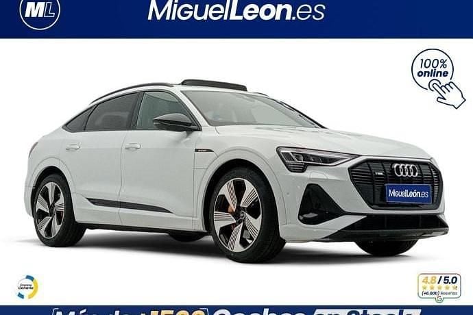Usado Audi e-tron S-Line 300 kW (408 CV) 2021 Blanco SUV