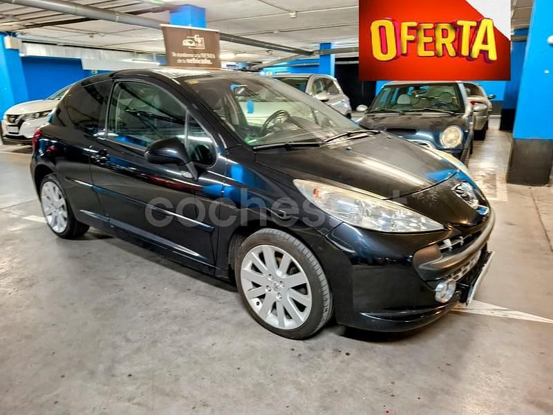 Negro Usado 2009 Peugeot 207 GTi Berlina | 6390 € (Caro) - Imagen 1/4