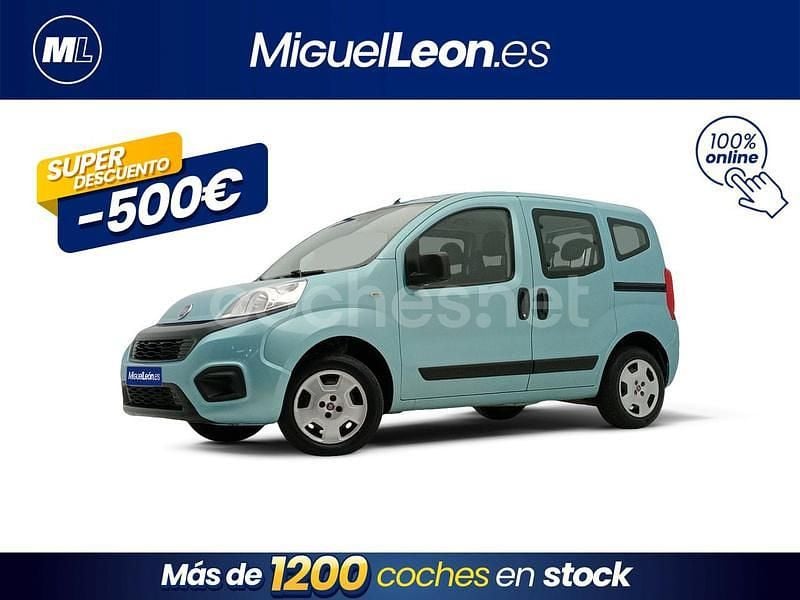 Azul Usado 2018 Fiat Qubo Easy Monovolumen | 9985 € (Precio justo) - Imagen 1/4