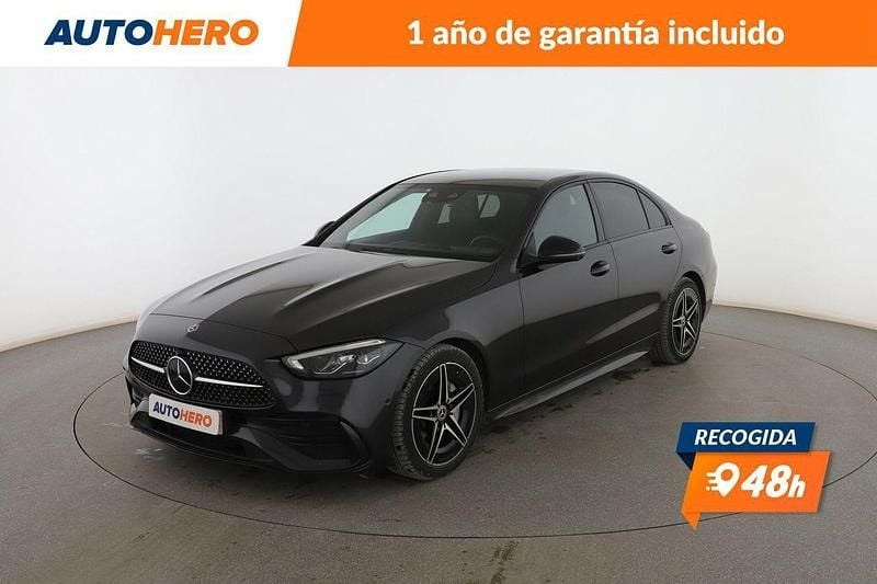 Negro Usado 2022 Mercedes C220 AMG line Berlina | 35.099 € (Precio justo) - Imagen 1/3