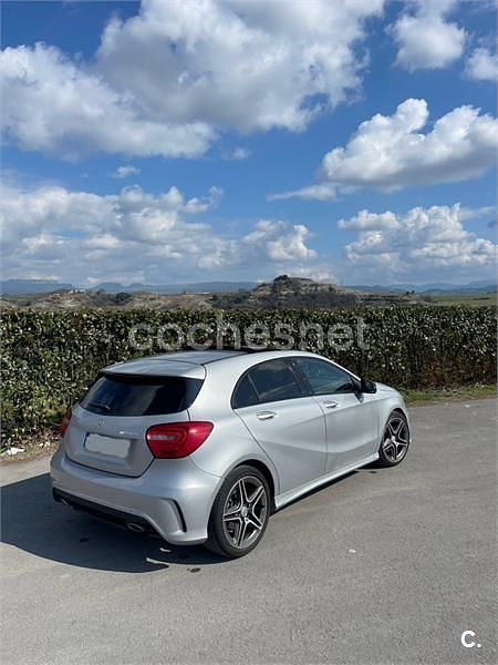 Usado Mercedes A200 AMG line 136 CV (100 kW) 2015 Gris / plata Berlina
