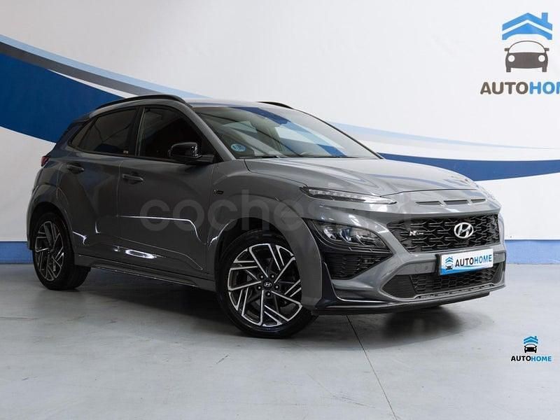 Usado Hyundai Kona N Line 120 CV (88 kW) 2021 Negro SUV