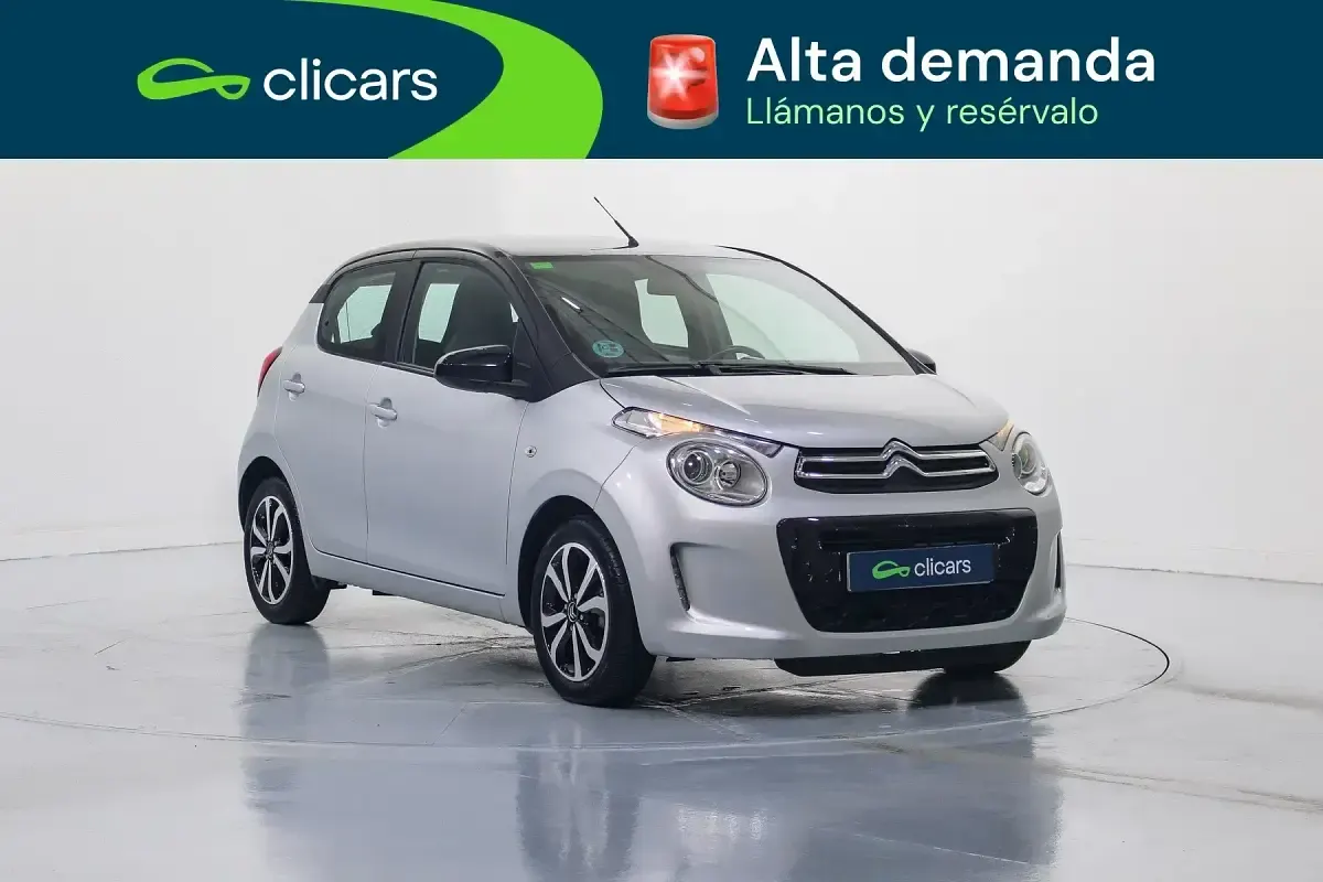 Usado Citroën C1 PureTech 82 CV (60 kW) 2018 Gris / plata Utilitario