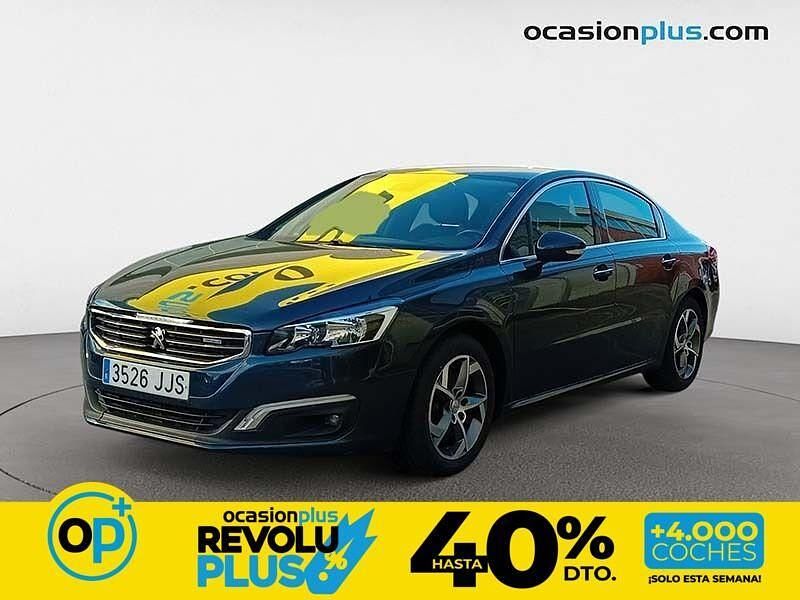 Usado Peugeot 508 Allure 181 CV (133 kW) 2015 Azul Berlina