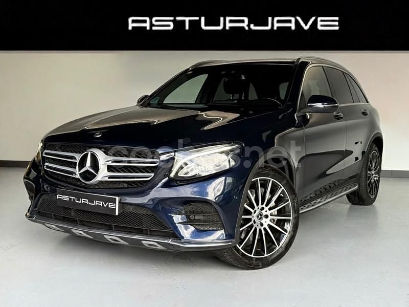 Azul Usado 2018 Mercedes GLC250 SUV | 32.490 € (Caro) - Imagen 1/4