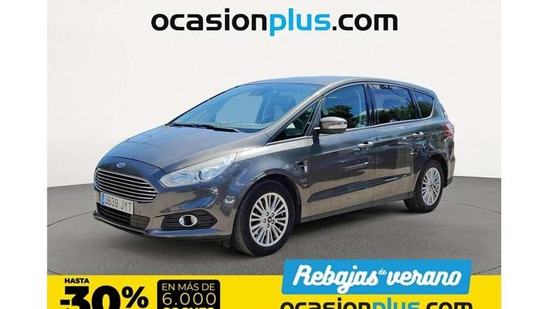 Gris Usado 2017 Ford S-MAX Trend Monovolumen | 16.990 € (Precio justo) - Imagen 1/4