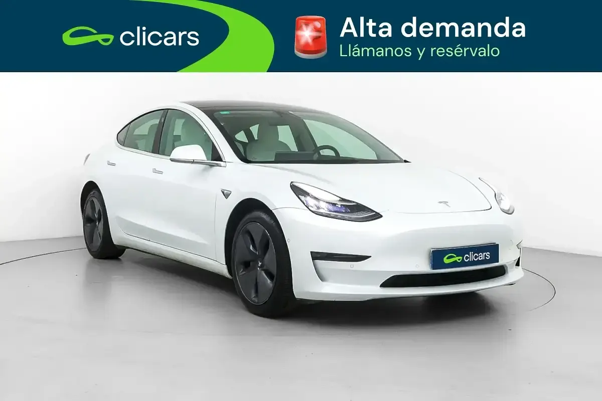 Usado Tesla Model 3 366 kW (498 CV) 2019 Blanco Berlina
